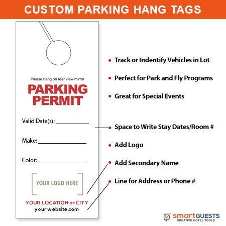 hotel parking pass.